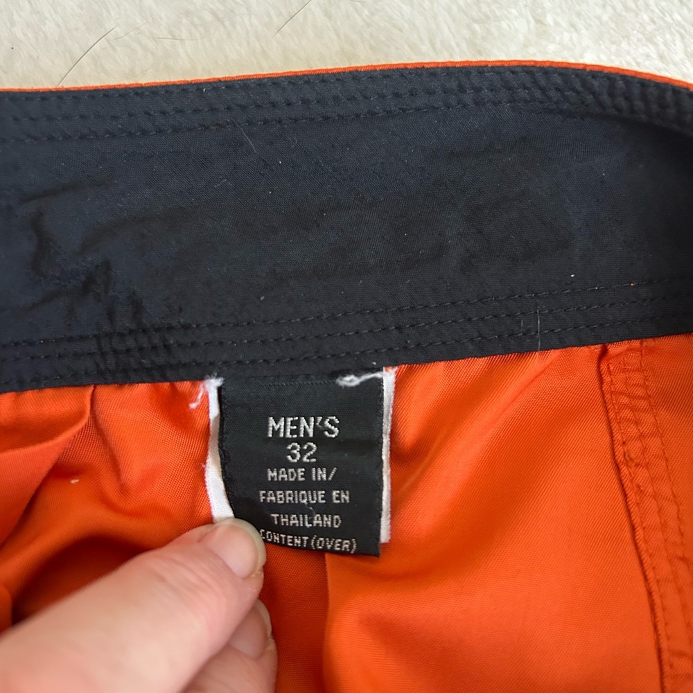 Patagonia Bright Orange Swim Shorts - Picture 4 of 4